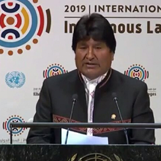 La ONU abre su Año de las Lenguas Indígenas con Evo Morales como protagonista